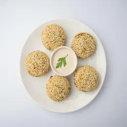 Stuffed Falafel and Tahini Sauce
